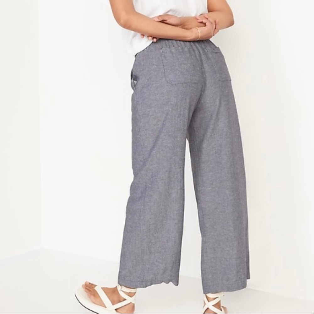 High waisted culotte pants